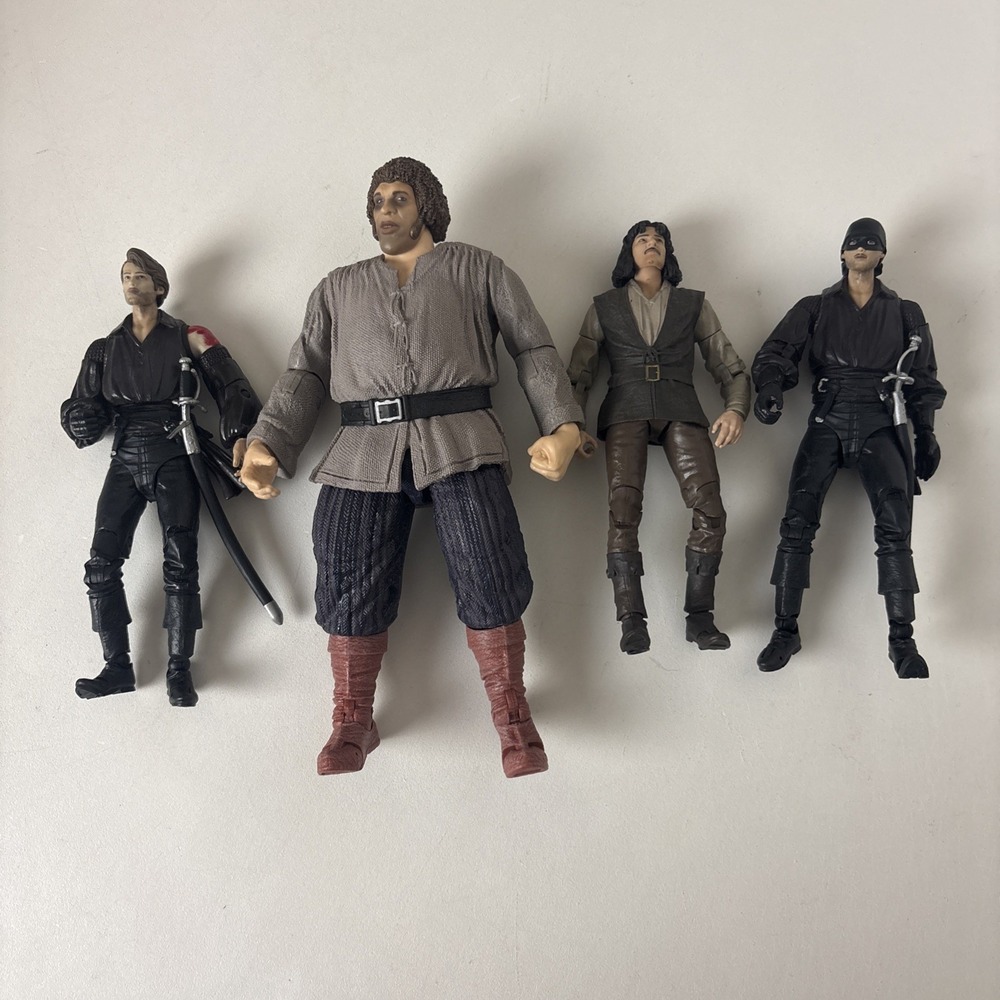The Princess Bride Action Figure McFarlane Toys lot of 4 Fezzik Inigo Pirate
